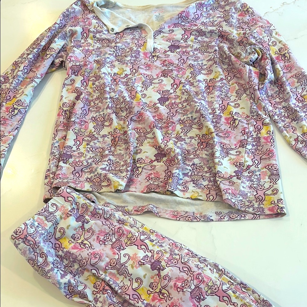 Roller Rabbit Pink X Love Shack Fancy pajama set